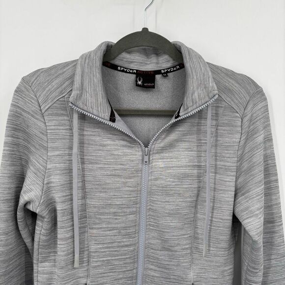 Spyder Active Women's Full Zip Jacket Gray Size Medium - Picture 5 of 8